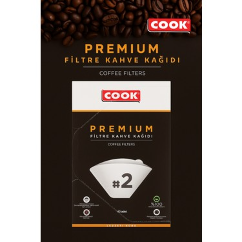 CCOK KAHVE FİLTRE EBAT 2 80AD — COOK